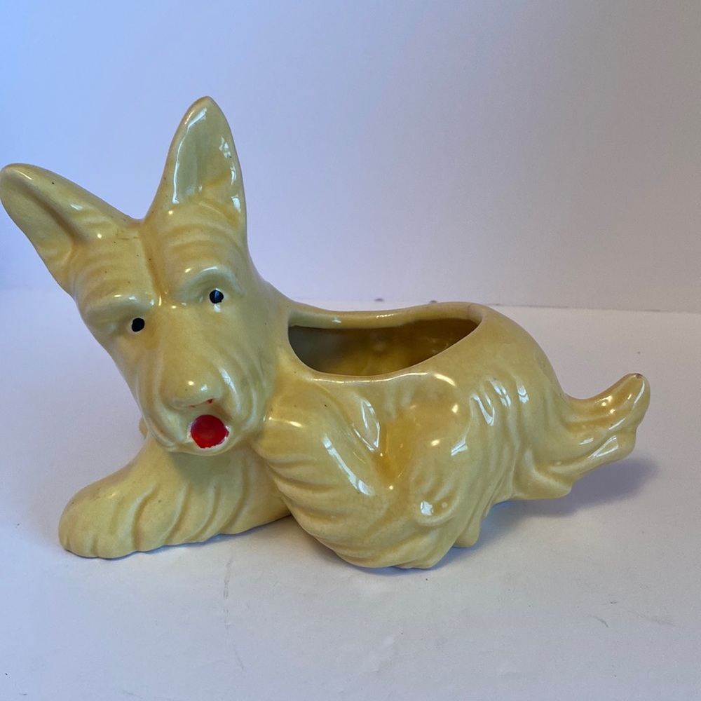Scotty Dog Planter, Ceramic